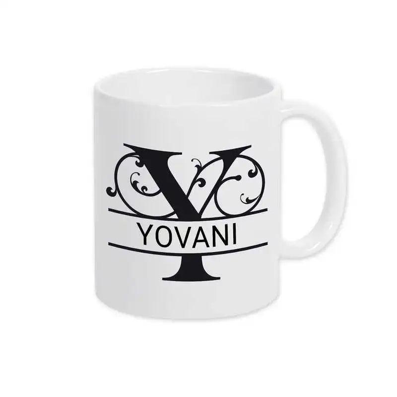 Keramik Tasse mit Namen | Motiv 1 | Yovani - Druckerino