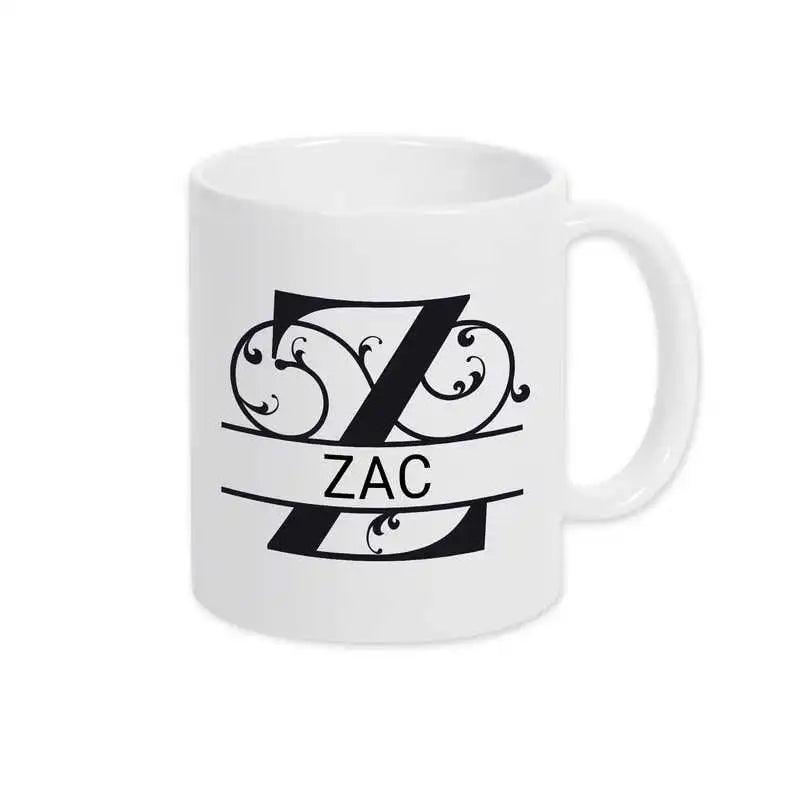 Keramik Tasse mit Namen | Motiv 1 | Zac - Druckerino