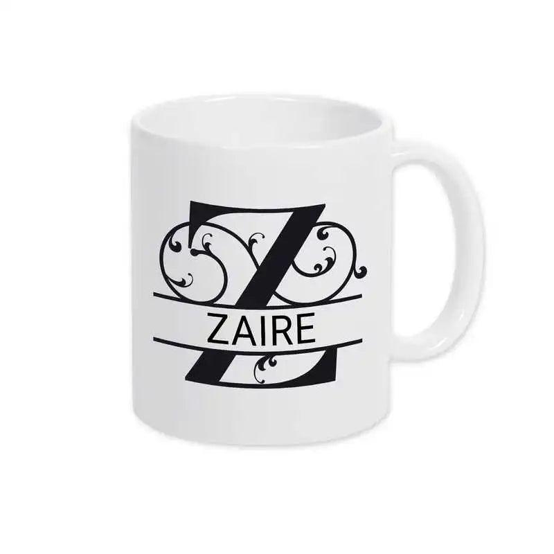 Keramik Tasse mit Namen | Motiv 1 | Zaire - Druckerino