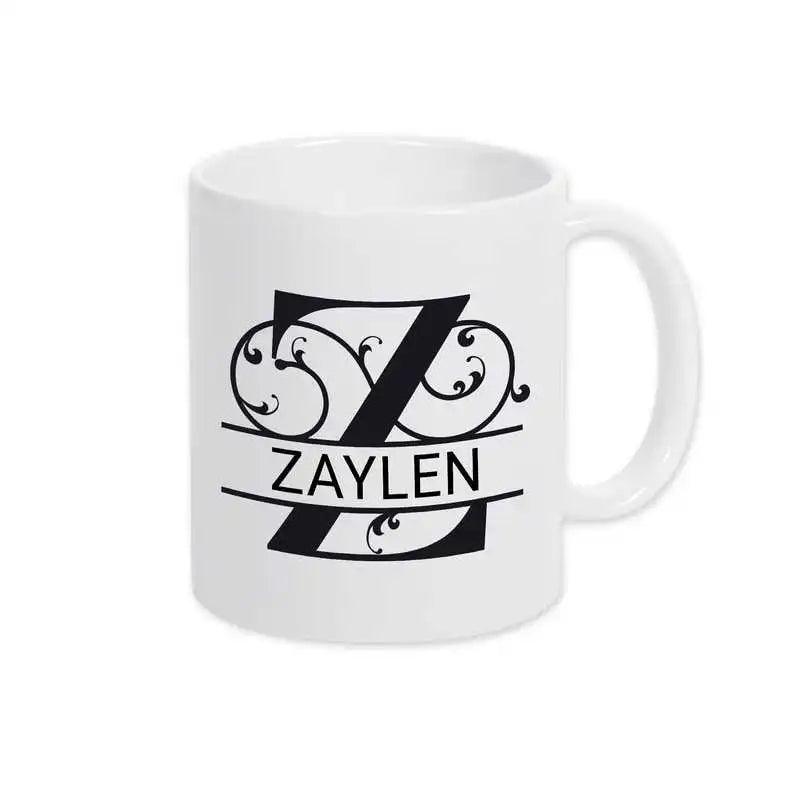 Keramik Tasse mit Namen | Motiv 1 | Zaylen - Druckerino