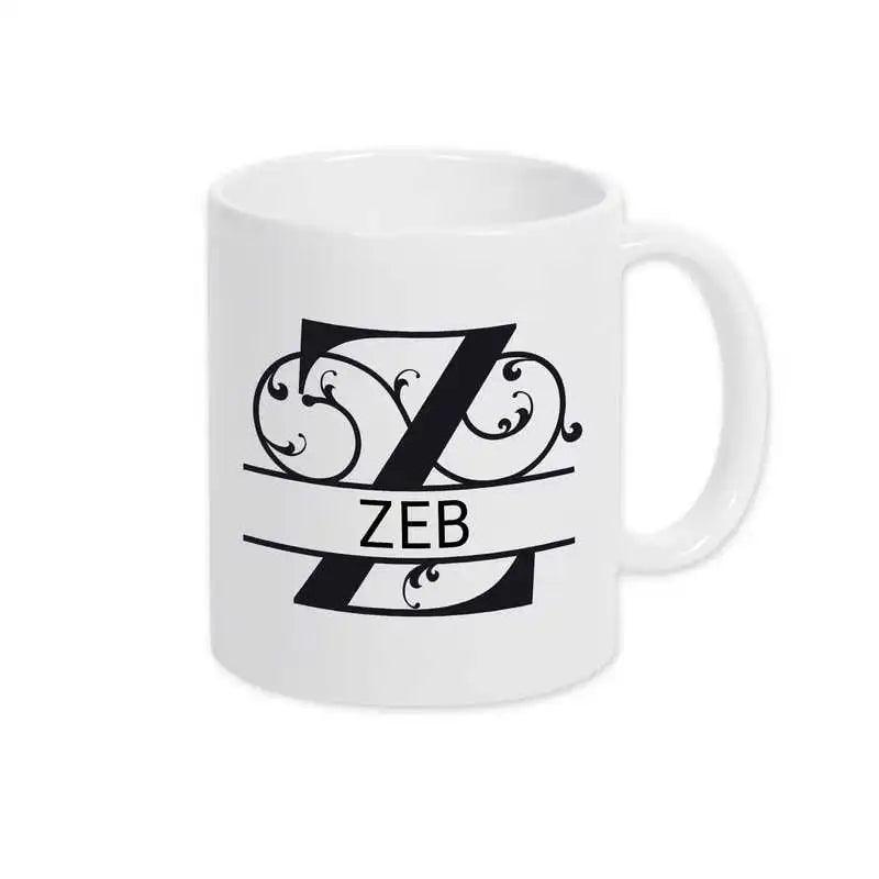 Keramik Tasse mit Namen | Motiv 1 | Zeb - Druckerino