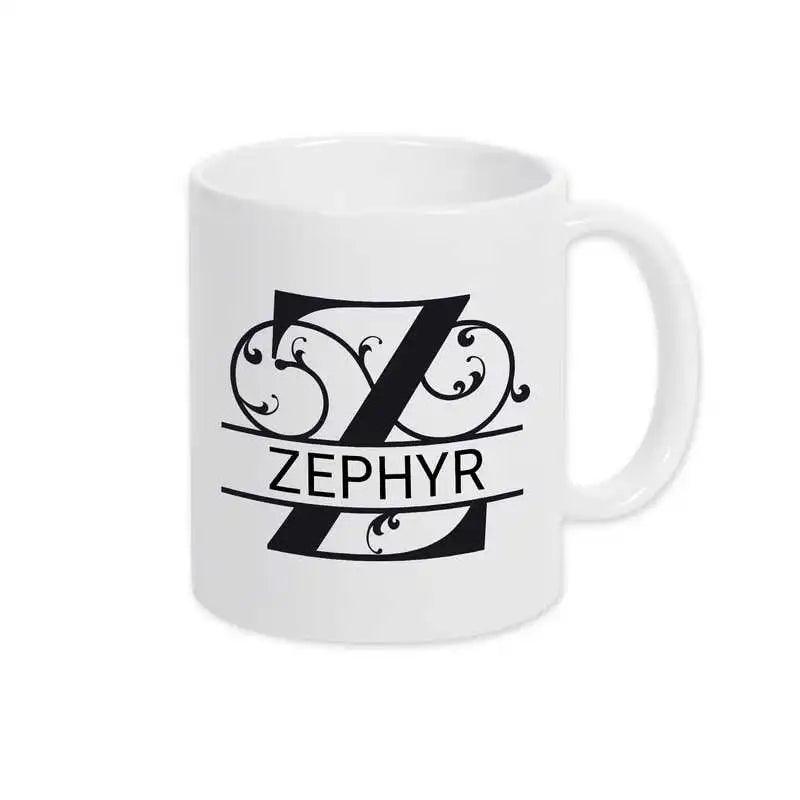 Keramik Tasse mit Namen | Motiv 1 | Zephyr - Druckerino