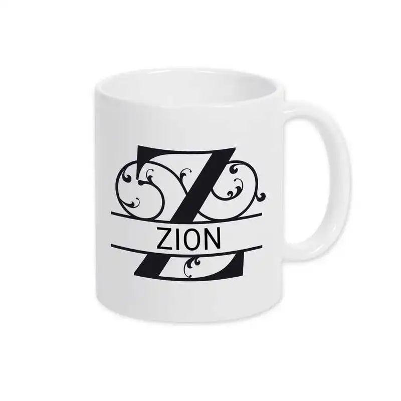 Keramik Tasse mit Namen | Motiv 1 | Zion - Druckerino