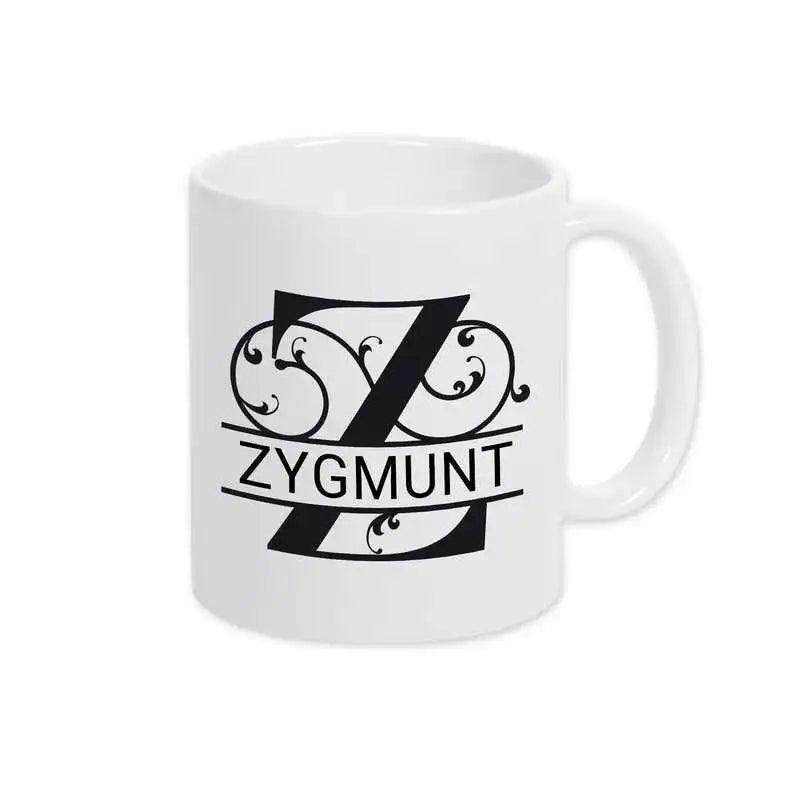 Keramik Tasse mit Namen | Motiv 1 | Zygmunt - Druckerino