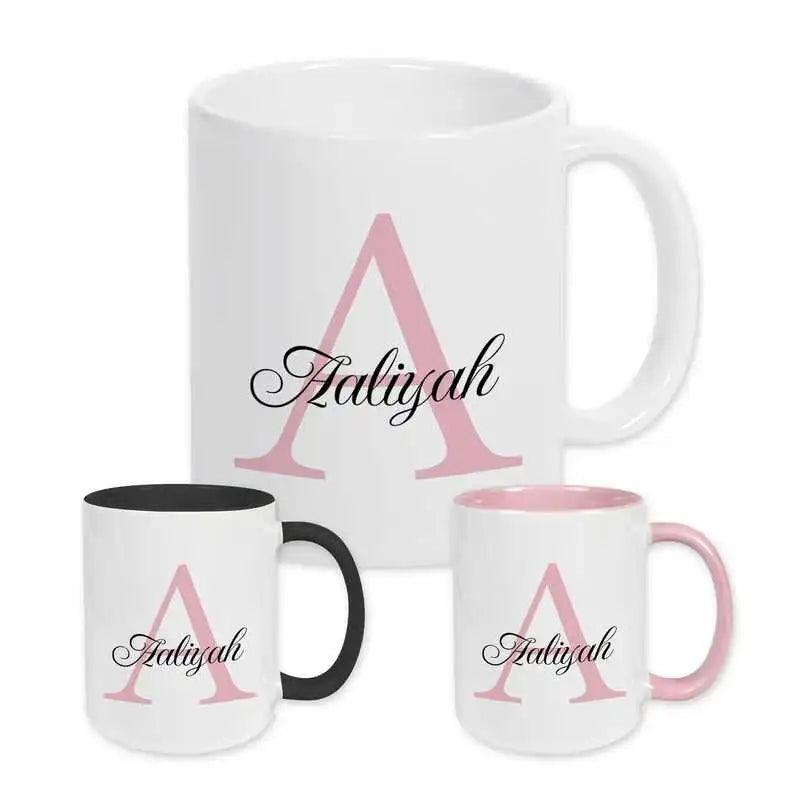 Keramik Tasse mit Namen | Motiv 3 | Aaliyah - Druckerino
