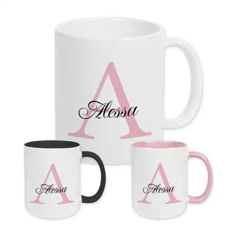 Keramik Tasse mit Namen | Motiv 3 | Alessa - Druckerino