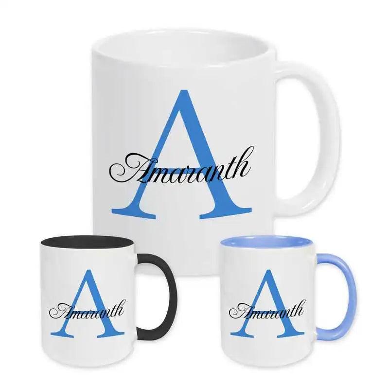 Keramik Tasse mit Namen | Motiv 3 | Amaranth - Druckerino