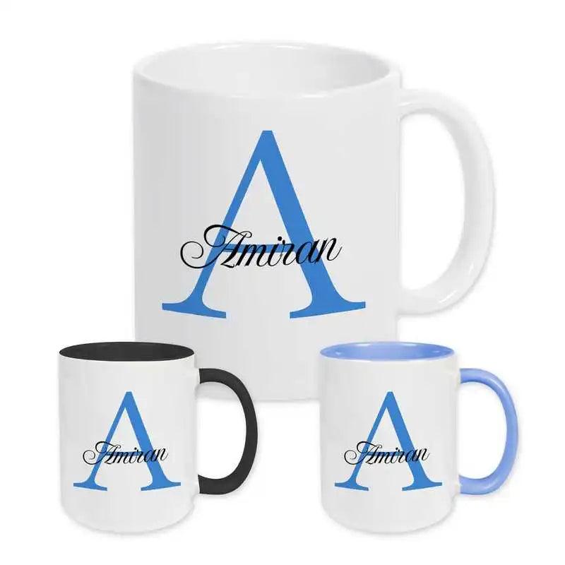 Keramik Tasse mit Namen | Motiv 3 | Amiran - Druckerino