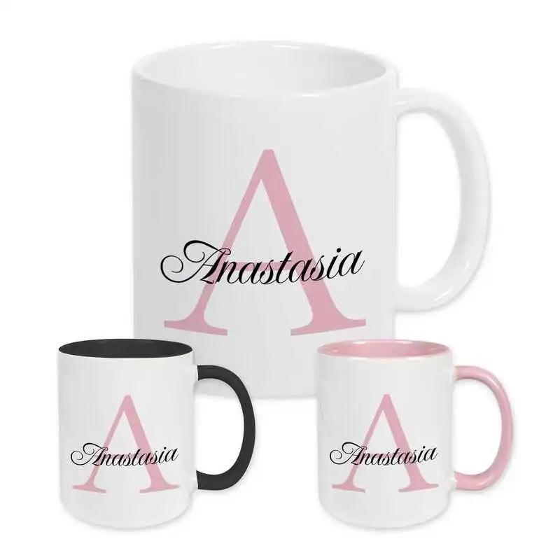 Keramik Tasse mit Namen | Motiv 3 | Anastasia - Druckerino