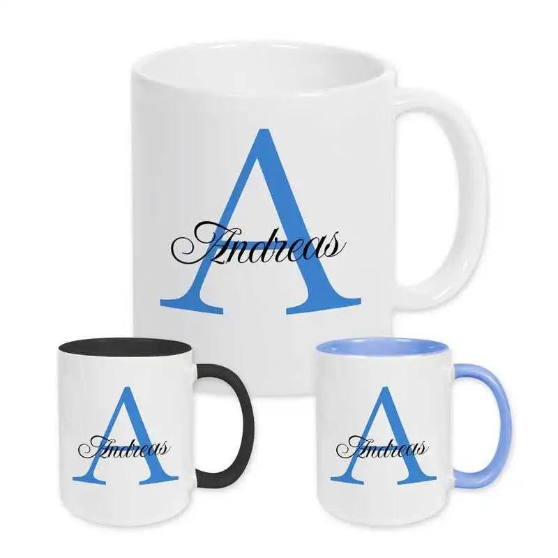Keramik Tasse mit Namen | Motiv 3 | Andreas - Druckerino
