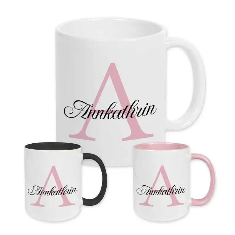 Keramik Tasse mit Namen | Motiv 3 | Annkathrin - Druckerino