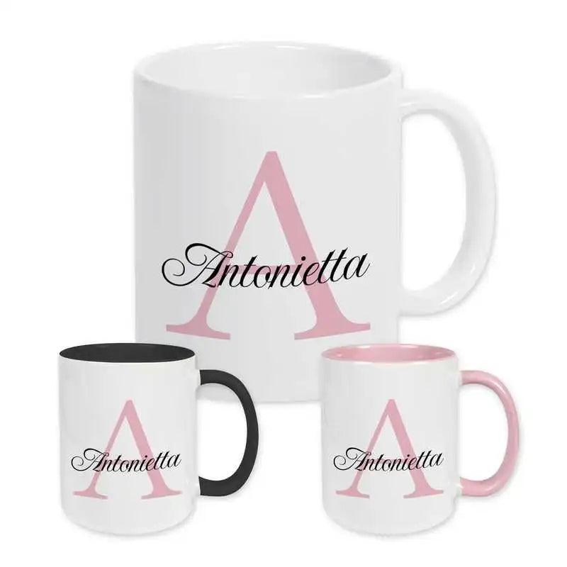 Keramik Tasse mit Namen | Motiv 3 | Antonietta - Druckerino