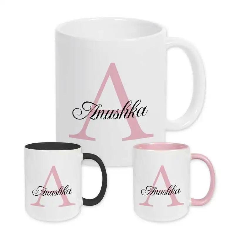 Keramik Tasse mit Namen | Motiv 3 | Anushka - Druckerino