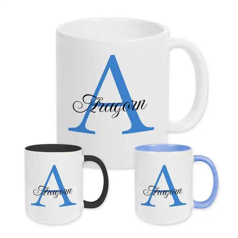 Keramik Tasse mit Namen | Motiv 3 | Aragorn - Druckerino