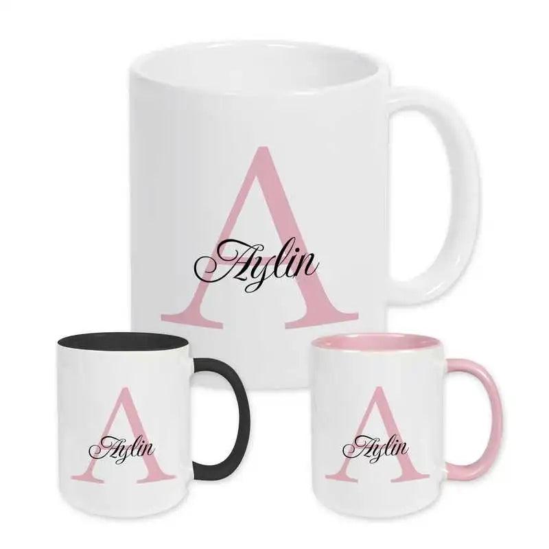 Keramik Tasse mit Namen | Motiv 3 | Aylin - Druckerino
