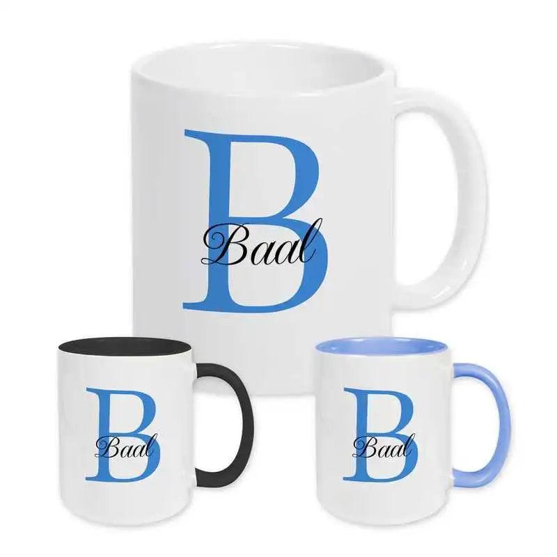 Keramik Tasse mit Namen | Motiv 3 | Baal - Druckerino
