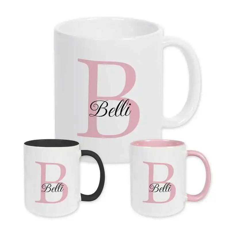 Keramik Tasse mit Namen | Motiv 3 | Belli - Druckerino