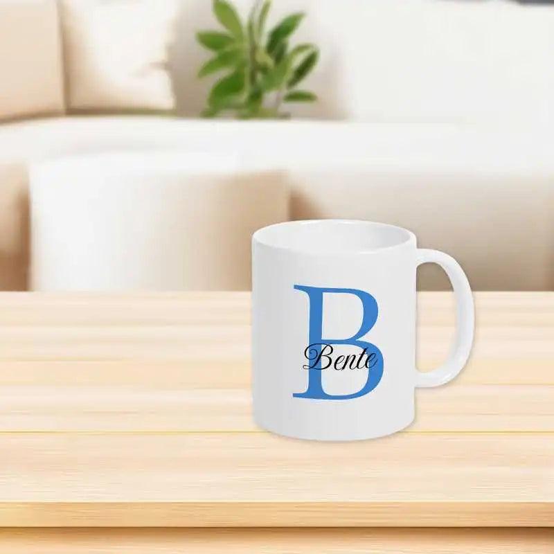 Keramik Tasse mit Namen | Motiv 3 | Bente - Druckerino