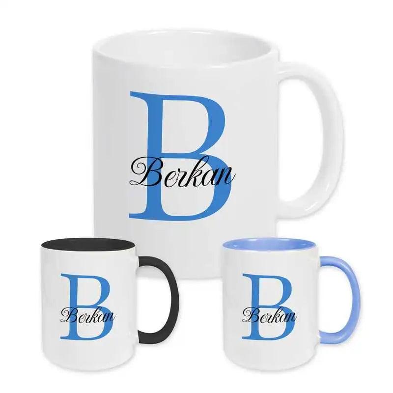 Keramik Tasse mit Namen | Motiv 3 | Berkan - Druckerino