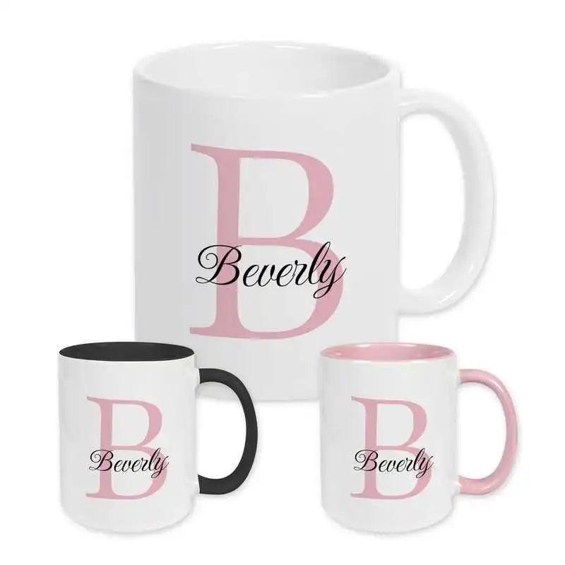 Keramik Tasse mit Namen | Motiv 3 | Beverly - Druckerino