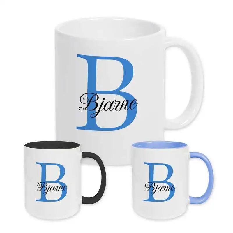 Keramik Tasse mit Namen | Motiv 3 | Bjarne - Druckerino