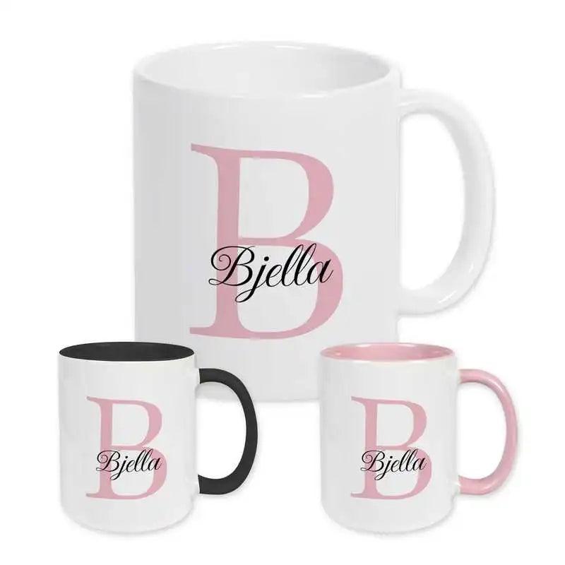 Keramik Tasse mit Namen | Motiv 3 | Bjella - Druckerino
