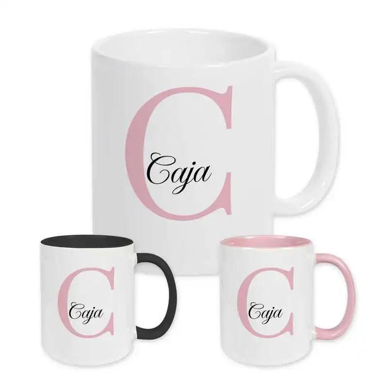 Keramik Tasse mit Namen | Motiv 3 | Caja - Druckerino
