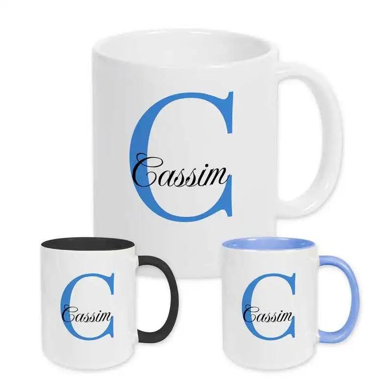 Keramik Tasse mit Namen | Motiv 3 | Cassim - Druckerino