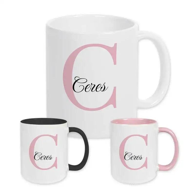 Keramik Tasse mit Namen | Motiv 3 | Ceres - Druckerino