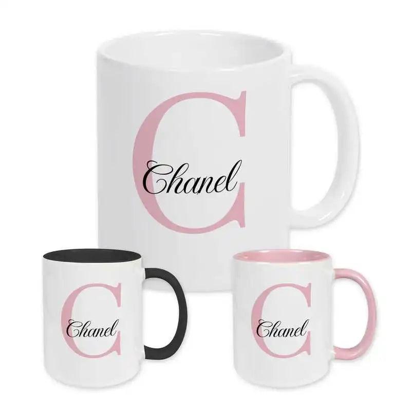 Keramik Tasse mit Namen | Motiv 3 | Chanel - Druckerino