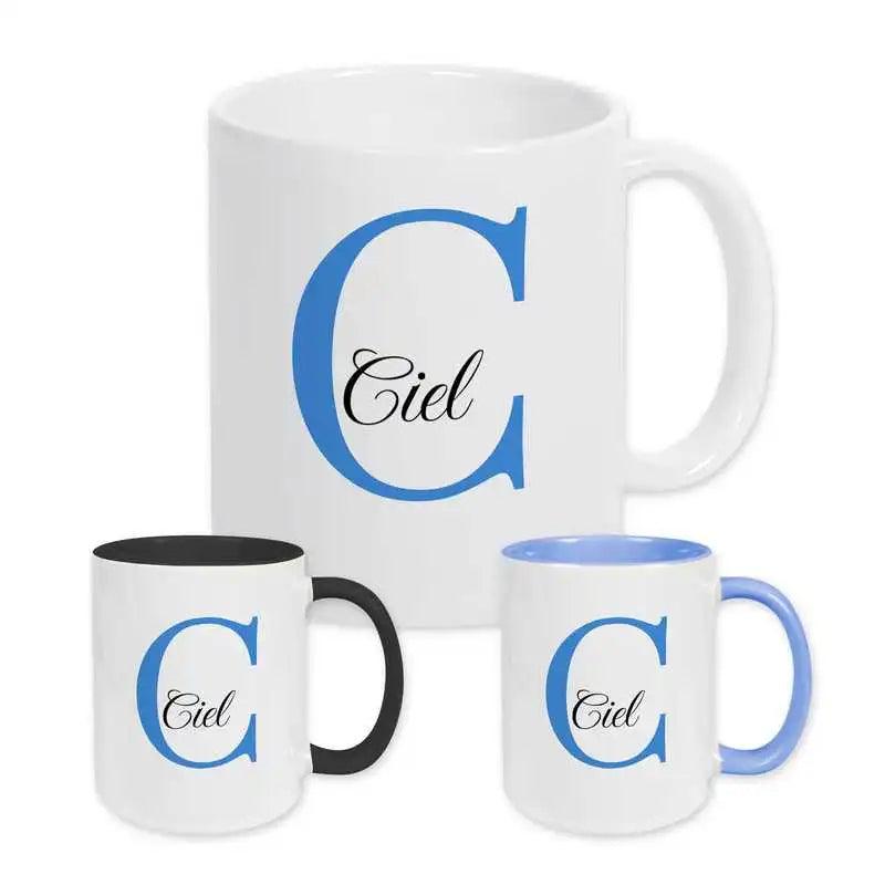Keramik Tasse mit Namen | Motiv 3 | Ciel - Druckerino