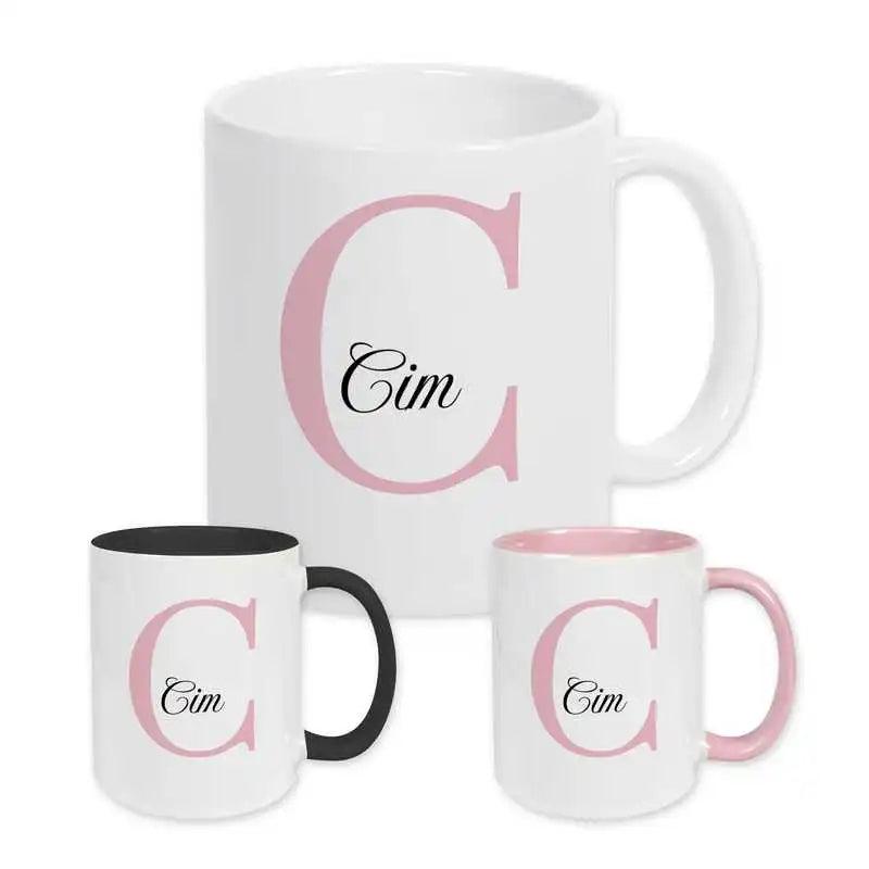 Keramik Tasse mit Namen | Motiv 3 | Cim - Druckerino