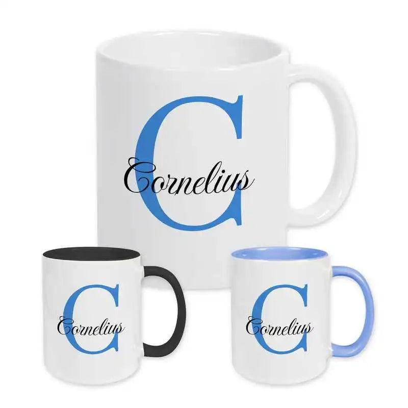 Keramik Tasse mit Namen | Motiv 3 | Cornelius - Druckerino