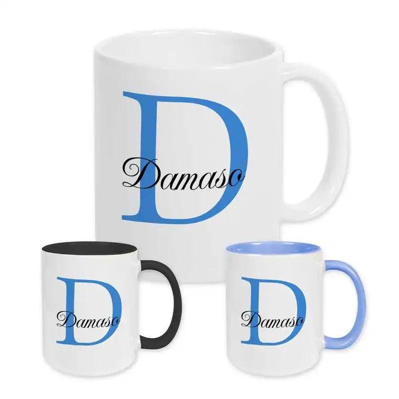 Keramik Tasse mit Namen | Motiv 3 | Damaso - Druckerino
