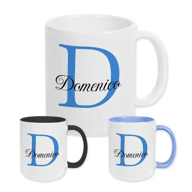 Keramik Tasse mit Namen | Motiv 3 | Domenico - Druckerino
