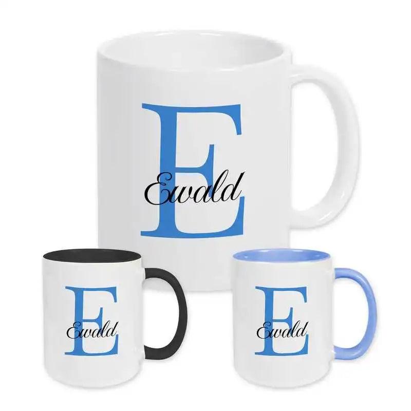 Keramik Tasse mit Namen | Motiv 3 | Ewald - Druckerino
