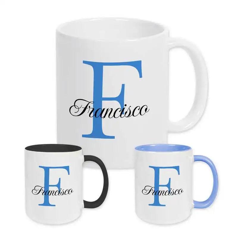 Keramik Tasse mit Namen | Motiv 3 | Francisco - Druckerino