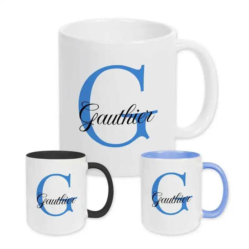 Keramik Tasse mit Namen | Motiv 3 | Gauthier - Druckerino