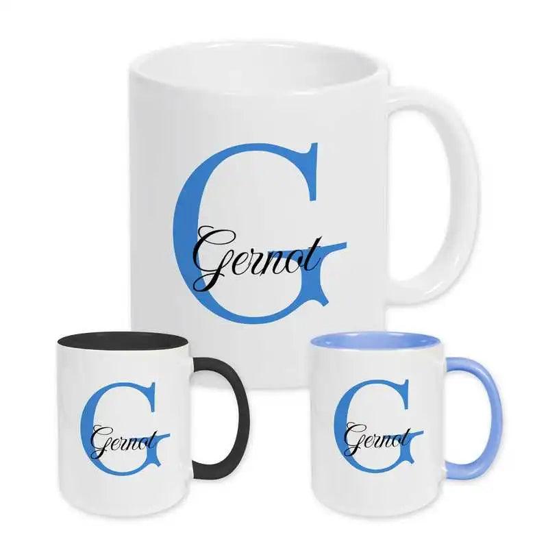Keramik Tasse mit Namen | Motiv 3 | Gernot - Druckerino