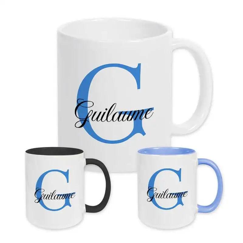 Keramik Tasse mit Namen | Motiv 3 | Guilaume - Druckerino