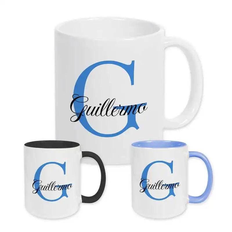 Keramik Tasse mit Namen | Motiv 3 | Guillermo - Druckerino