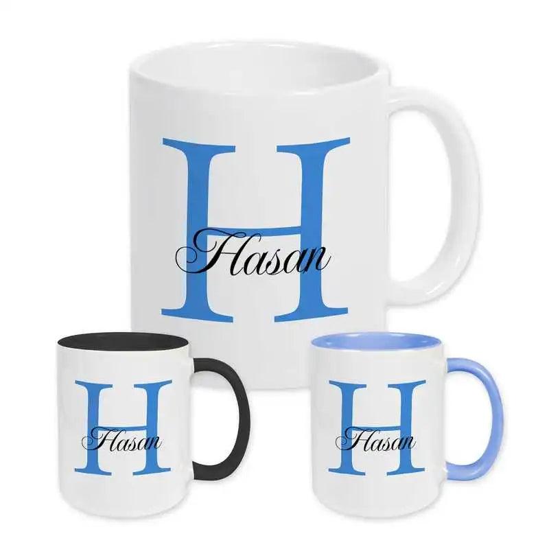 Keramik Tasse mit Namen | Motiv 3 | Hasan - Druckerino
