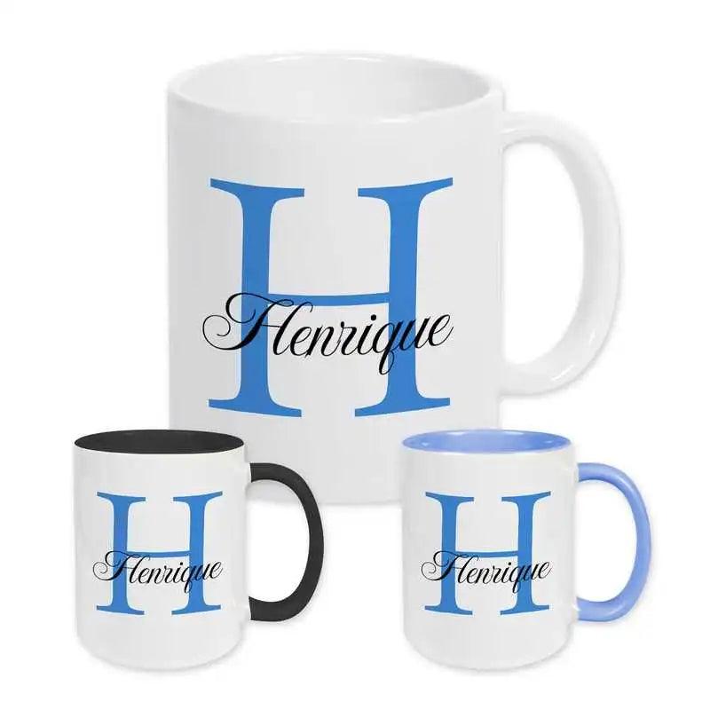 Keramik Tasse mit Namen | Motiv 3 | Henrique - Druckerino