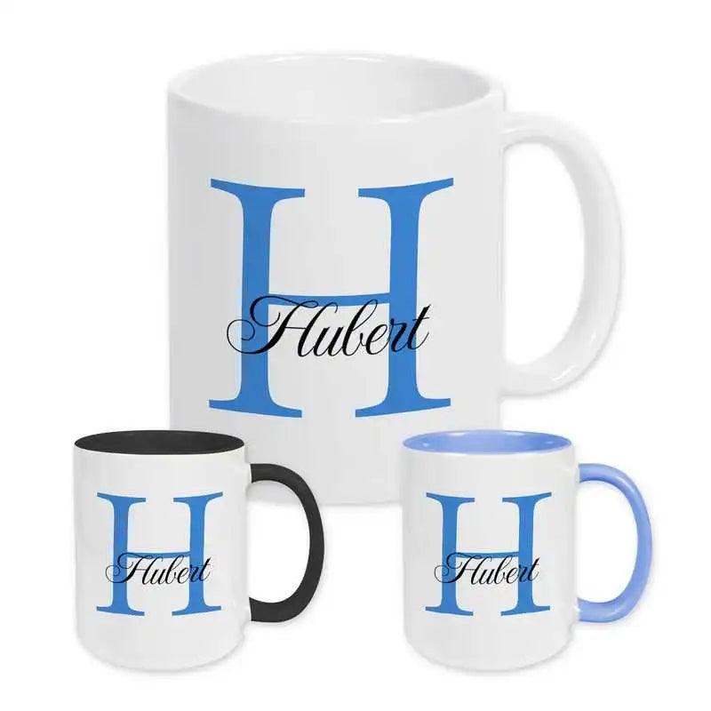 Keramik Tasse mit Namen | Motiv 3 | Hubert - Druckerino
