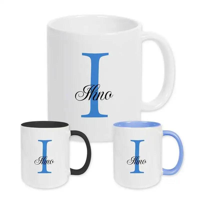 Keramik Tasse mit Namen | Motiv 3 | Ihno - Druckerino