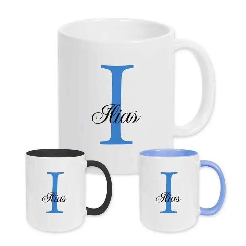 Keramik Tasse mit Namen | Motiv 3 | Ilias - Druckerino