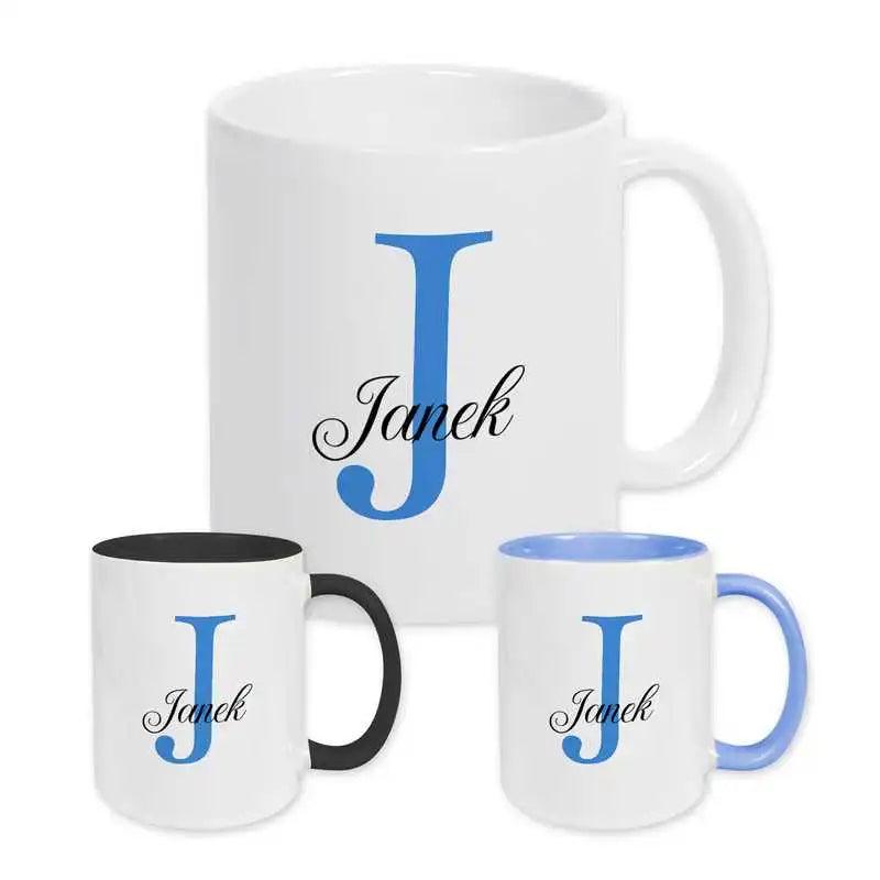 Keramik Tasse mit Namen | Motiv 3 | Janek - Druckerino