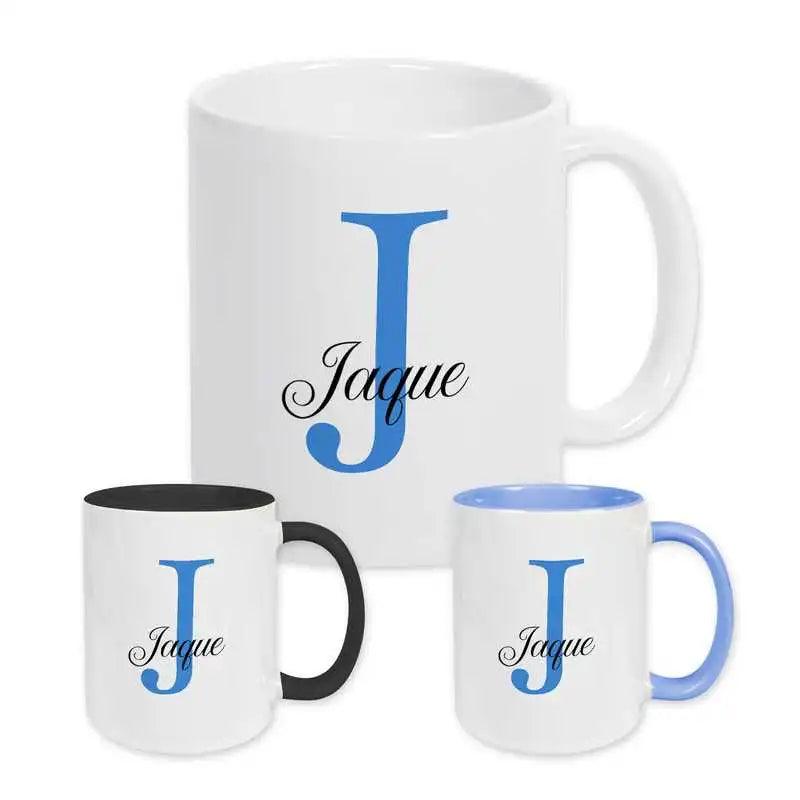 Keramik Tasse mit Namen | Motiv 3 | Jaque - Druckerino