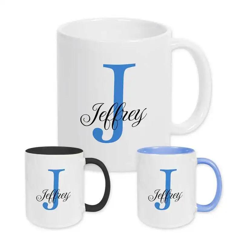 Keramik Tasse mit Namen | Motiv 3 | Jeffrey - Druckerino