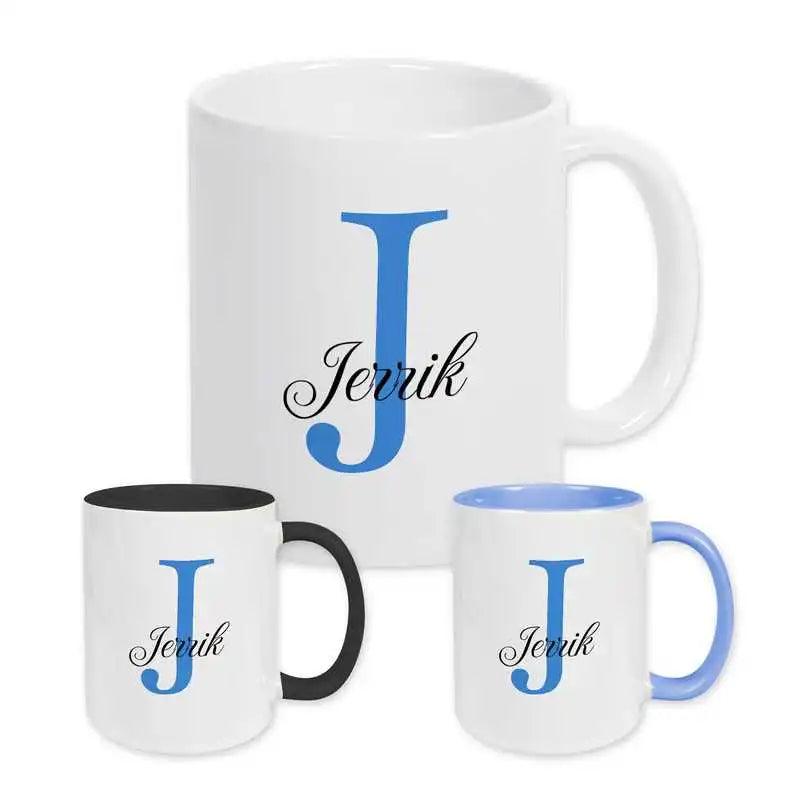 Keramik Tasse mit Namen | Motiv 3 | Jerrik - Druckerino